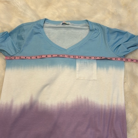 Color block tie-dye T-shirt - Picture 3 of 6
